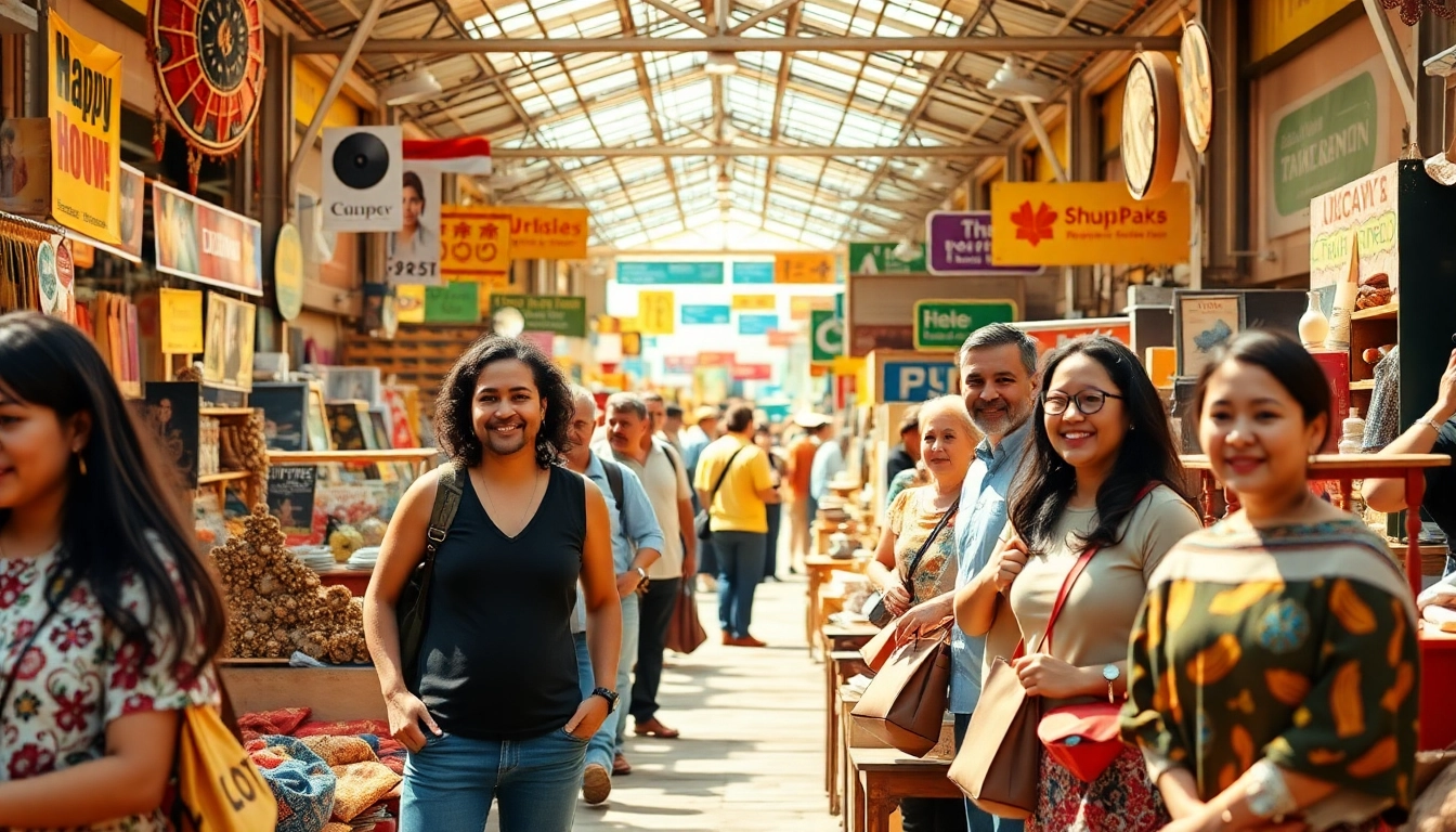 Engage and sell on Jirle with vibrant sellers showcasing unique products in a bustling marketplace.