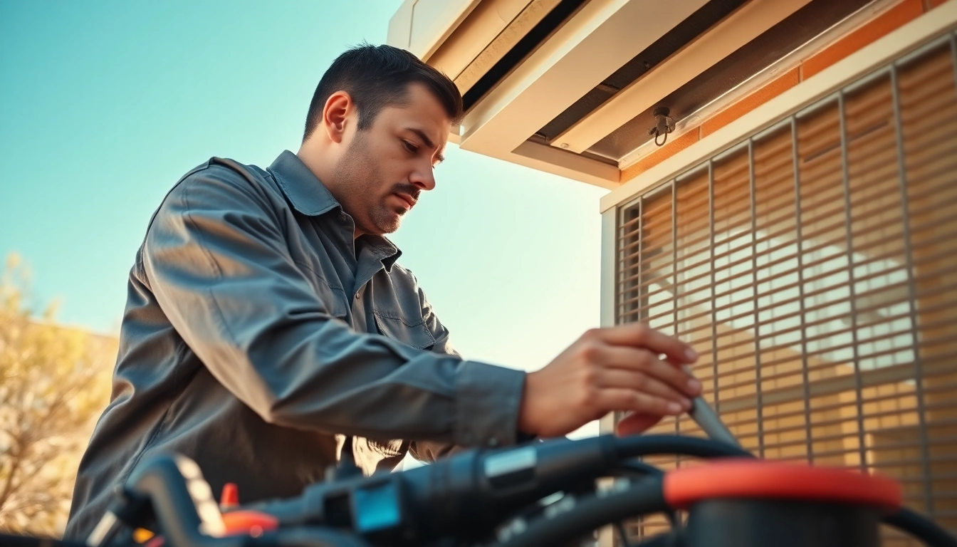 Experienced technician tackling AC repair phoenix az with precision and care, emphasizing quality service.