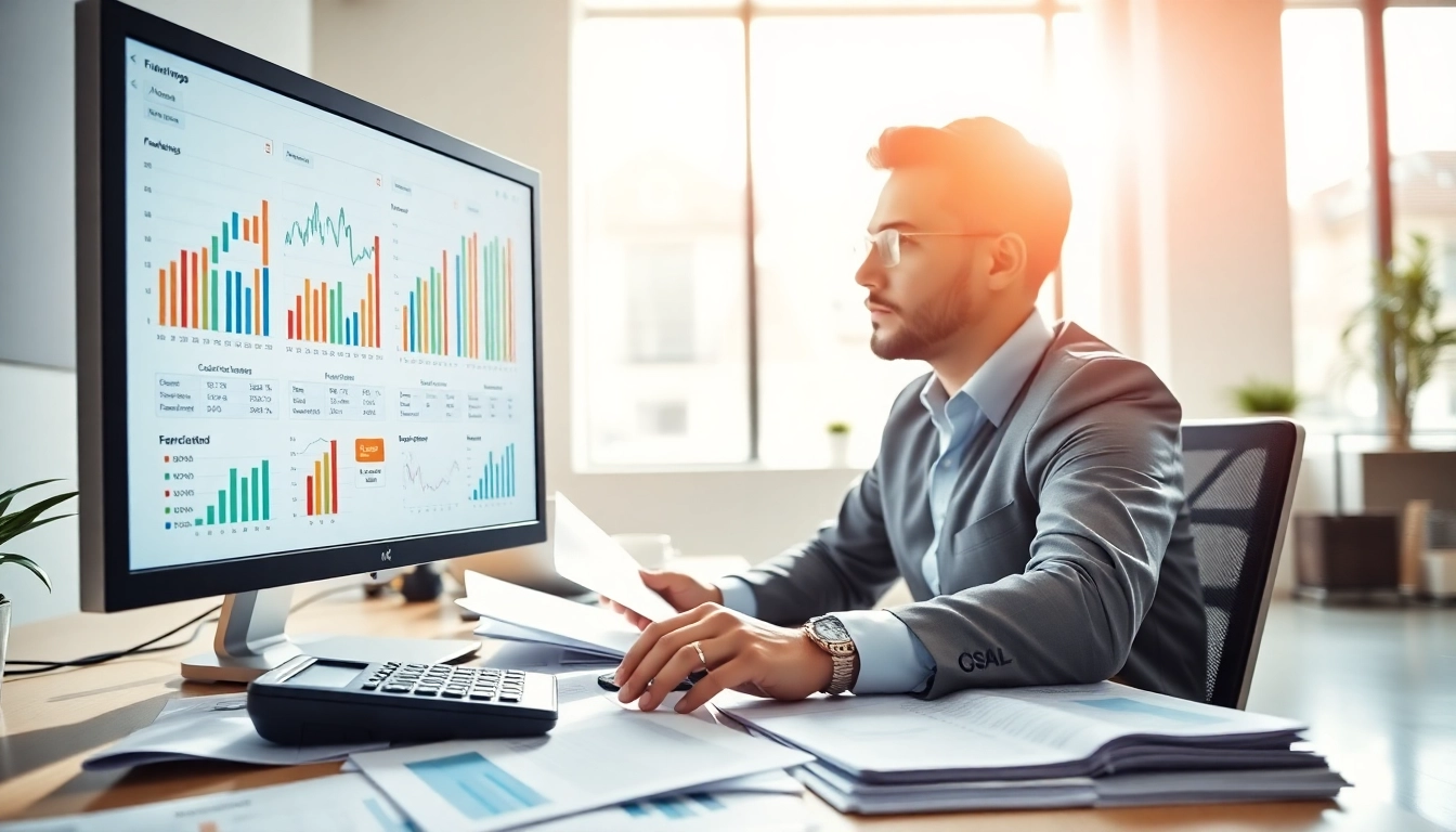 Enhance your understanding of Monthly Accounting Services with a consultant analyzing financial reports.